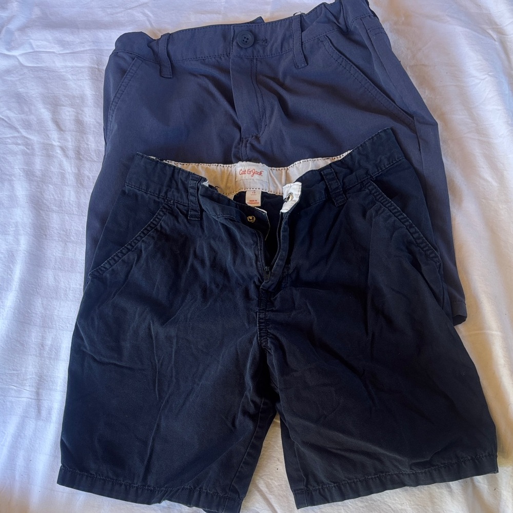 Boys Navy Blue Casual Shorts size 12